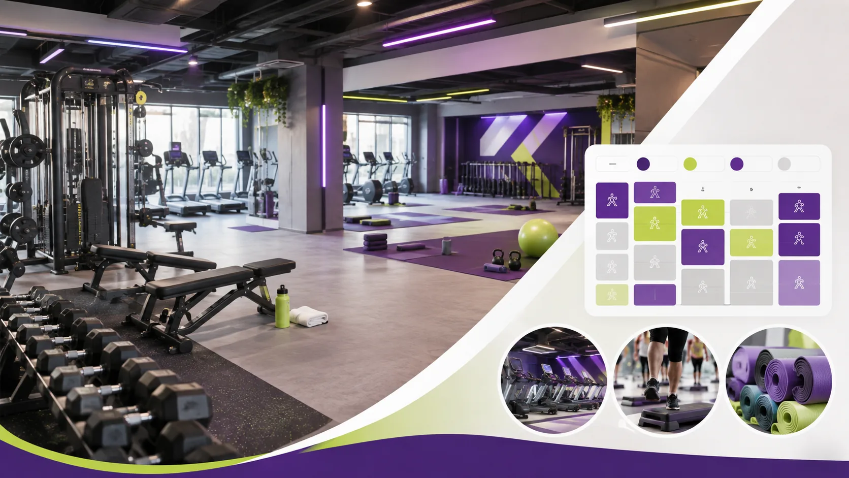 Illustration du sujet Salle de sport Le Muscle Tonique