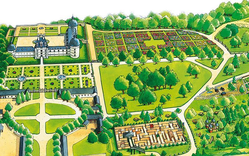 Plan du Parc du Château