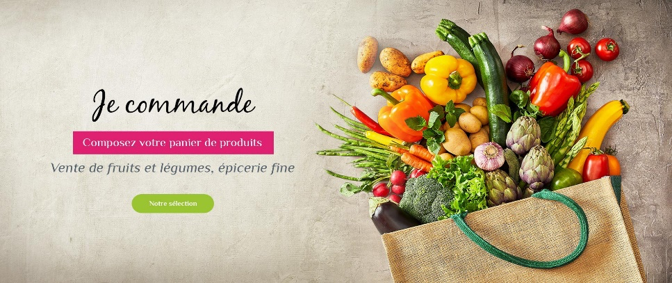 Sac de légumes frais