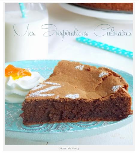 Gâteau au chocolat de Nancy terminé