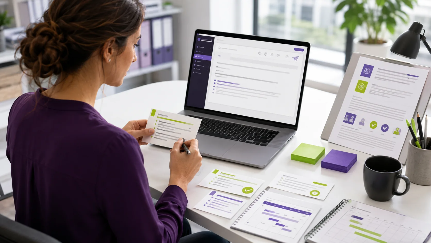 Notes de mission transformées en mail professionnel final.